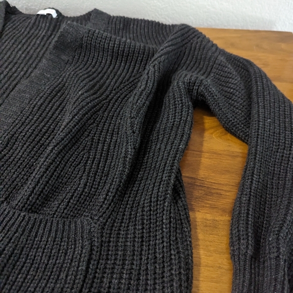 XL Dark Grey JustFab Sweater - Picture 4 of 6